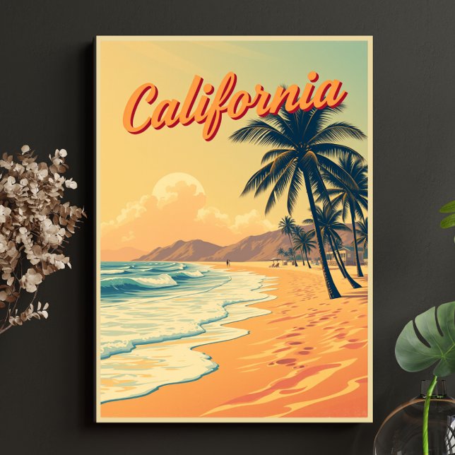 Póster Viaje de playa de Retro de California (Subido por el creador)