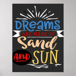 Póster Viaje de playa de Vintage Family