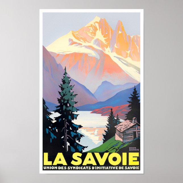 Póster Viaje de Saboya (Frente)