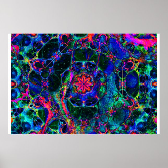 Póster Viaje de tiempo a través de la bodega de gusanos (Frente)