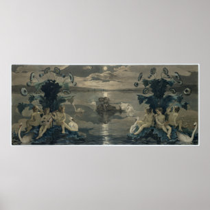 Póster Viaje del mar del Arion, 1809