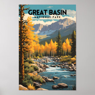 Póster Viaje del Parque Nacional de la Gran Cuenca