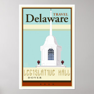 Póster Viaje Delaware