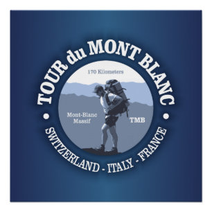 Póster Viaje du Mont Blanc