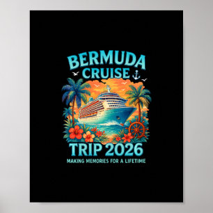 Póster Viaje en Crucero a Bermudas 2026 Crucero a Bermuda