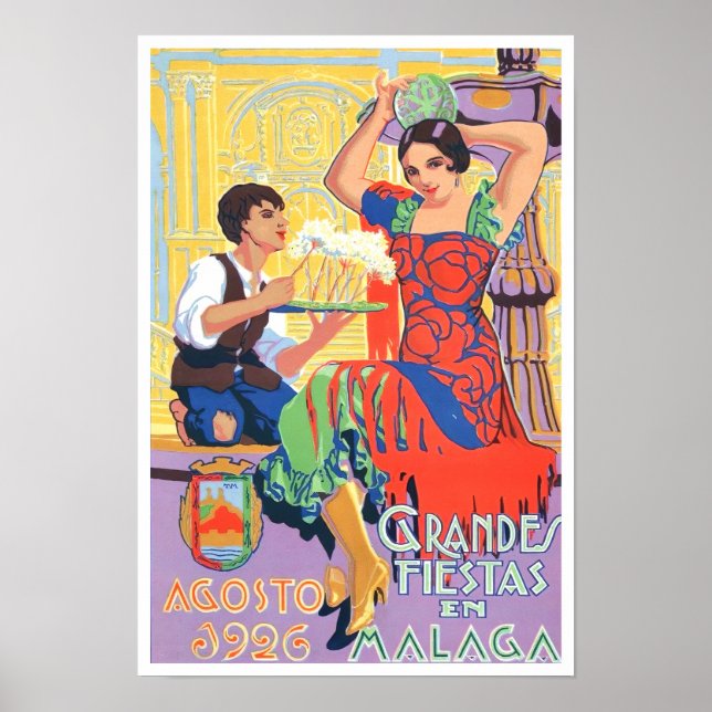 Póster Viaje en España 1926 (Frente)