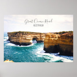 Póster Viaje en Great Ocean Road Victoria Australia
