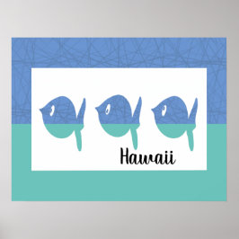 Póster Viaje en Hawái