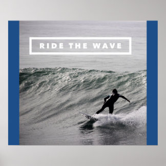Póster Viaje En Ola - Video Motivador De Surfing