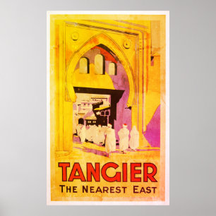 Póster Viaje en Tánger Viejo
