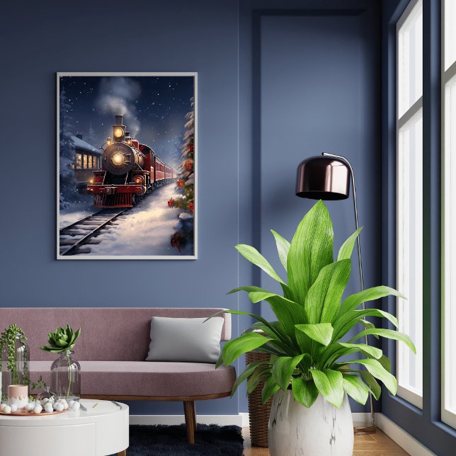 Póster Viaje en tren a través del Poster de nieve (Subido por el creador)