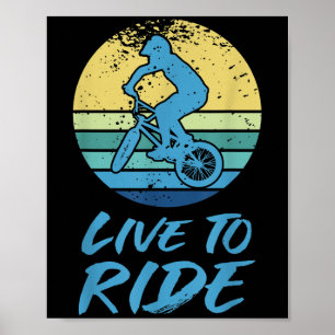 Póster Viaje En Vivo A Través De La Carreras De Motocross