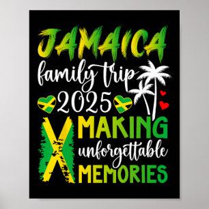 Póster Viaje familiar de Jamaica 2025 Recuerdos Jamaica V