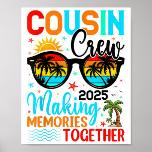 Póster Viaje familiar de vacaciones de verano 2025 de Cou