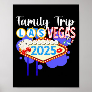 Póster Viaje Familiar Parking Familiar Las Vegas 2025 Vac