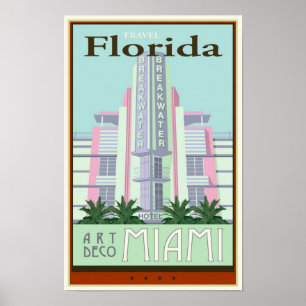 Póster Viaje la Florida