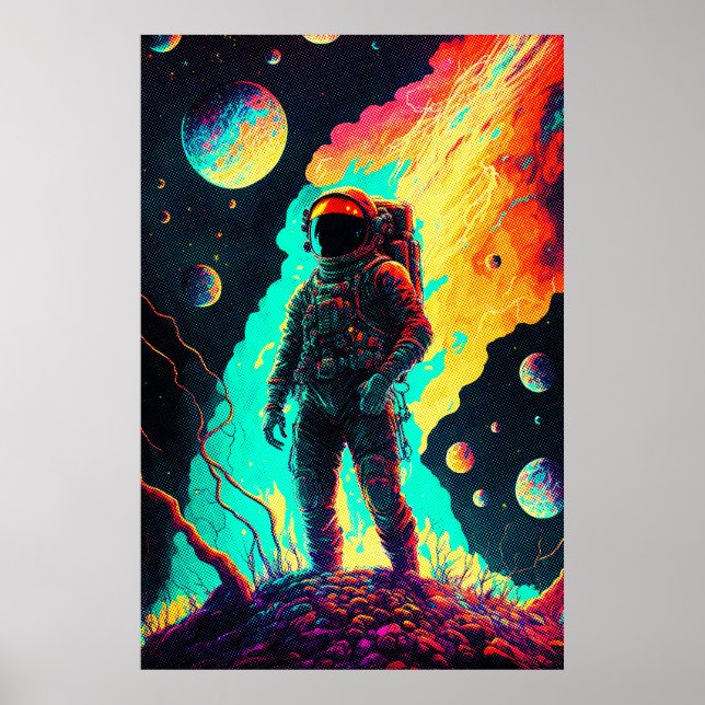 PÓSTER VIAJE LARGO | POSTER SCI-FI (Frente)