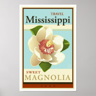Póster Viaje Mississippi