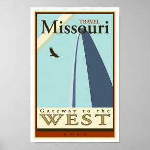 Póster Viaje Missouri