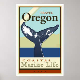 Póster Viaje Oregon