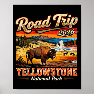 Póster Viaje por carretera 2026 Parque Nacional de las Mo