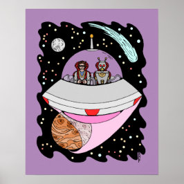 Póster Viaje por carretera galáctico 2018