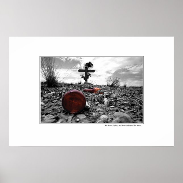 Póster Viaje por carretera - Nuevo México 404 (Frente)