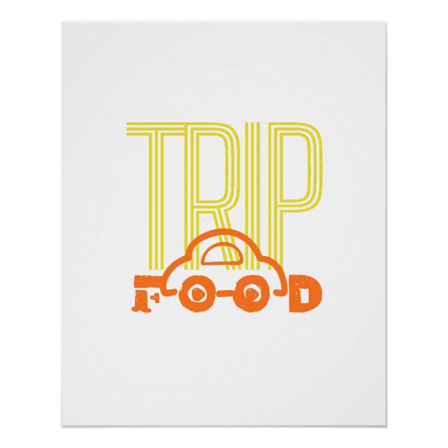 Póster Viaje por comida (Anverso)