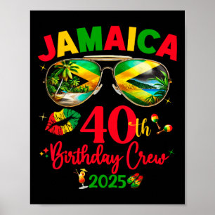 Póster Viaje por el 50 cumpleaños de Jamaica 2025