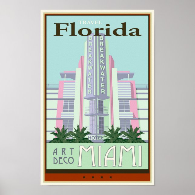 Póster Viaje por Florida (Frente)