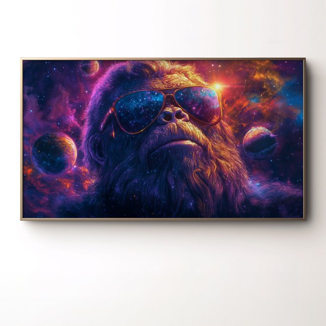 Póster Viaje psicodélico por el espacio de Cosmic Bigfoot (Subido por el creador)