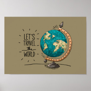 Póster Viajemos el poster del mundo