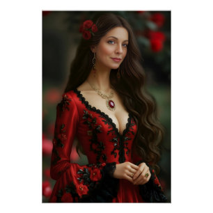 Póster Viajero en el tiempo: Bailarina española romántica