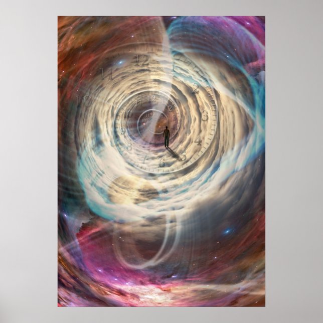 Póster Viajero en universo (Frente)