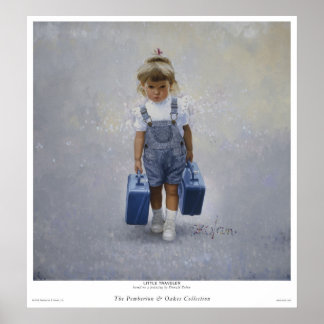 Póster Viajero pequeño