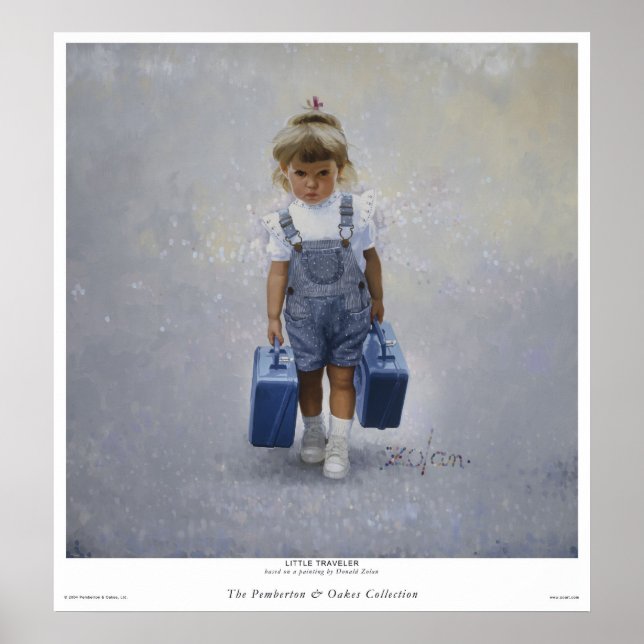Póster Viajero pequeño (Frente)
