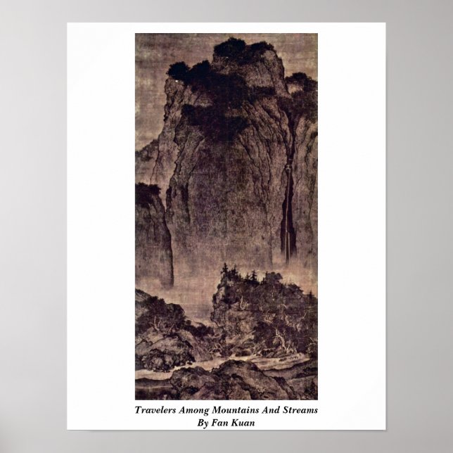 Póster Viajeros Entre Montañas Y Calles Por Fan Kuan (Frente)
