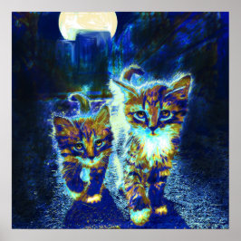 Póster viajeros nocturnos