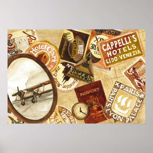 Póster Viajes (Frente)