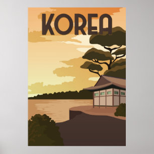 Póster Viajes a Corea del Sur