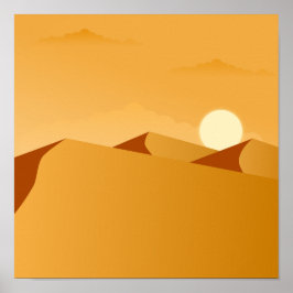Póster Viajes al desierto de Egipto con esto