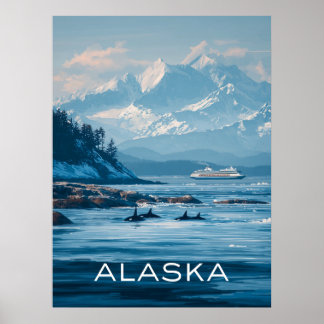 Póster Viajes de Alaska