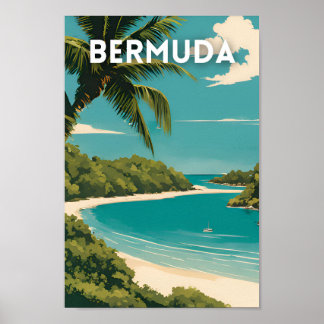 Póster Viajes de Bermudas
