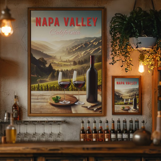 Póster Viajes de bodega de Napa Valley California (Subido por el creador)