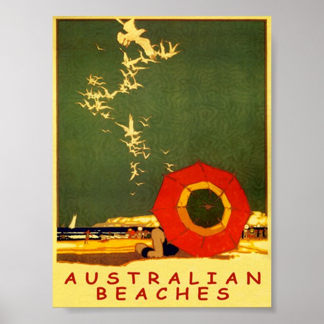 Póster Viajes de cosecha de Australia (Frente)