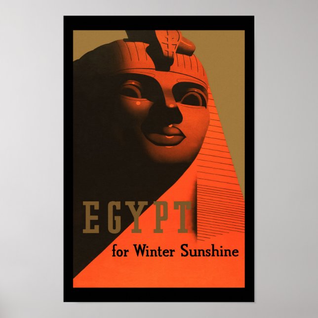 Póster Viajes de cosecha de Egipto (Frente)