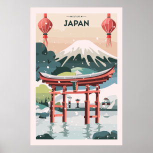 Póster Viajes de cosecha de Japón