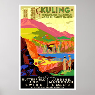 Póster Viajes de cosecha, Kuling China
