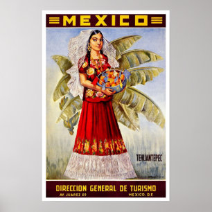 Póster Viajes de cosecha, México