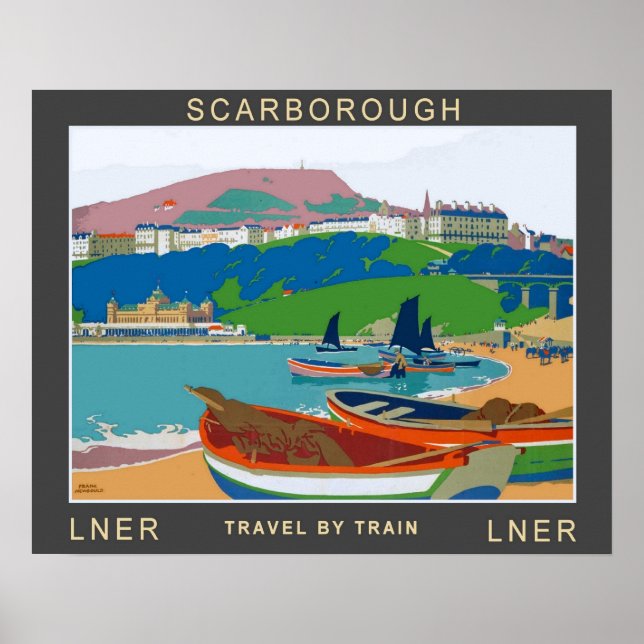 Póster Viajes de cosecha, Scarborough (Frente)